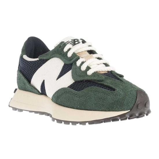 New Balance Heren 327 suède casual sneakers met sleehak (Groen) - Image 5