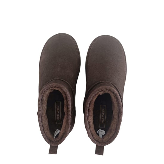 Jack Wills Suède enkellaarsjes met plateauzool voor dames (Chocolade) - Image 5