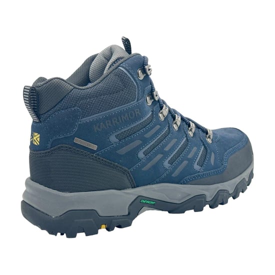 Karrimor Mens Mount Mid Leather Waterproof Walking Boots (Navy) - Image 4