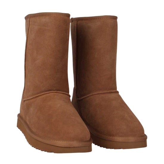 Jack Wills Suède halfhoge laarzen voor dames (Tan) - Image 3