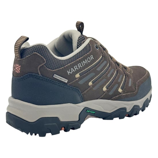 Karrimor Mens Mount Suede Low Waterproof Walking Shoes (Brown) - Image 3