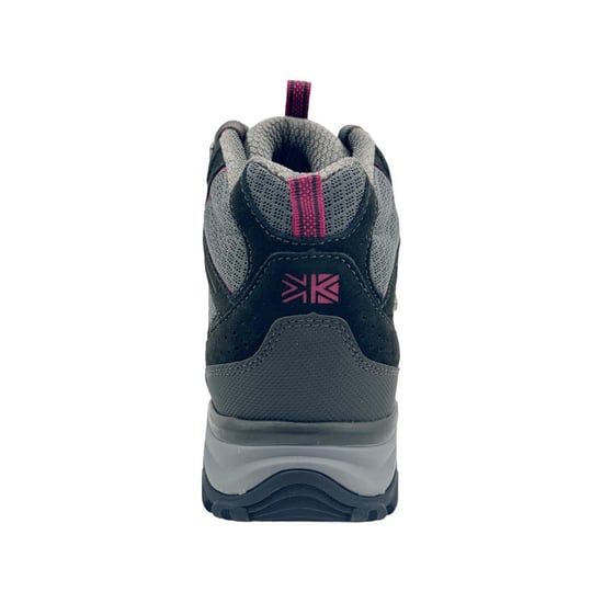 Karrimor Womens/Ladies Mount Suede Waterproof Walking Boots (Black/Pink) - Image 4