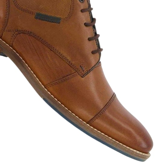 Dune London Mens Chippy Leather Chukka Boots (Tan) - Image 3