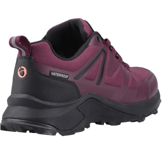 Cotswold Dames Horton Gerecycleerde Lage Waterdichte Wandelschoenen (Bordeaux) - Image 2
