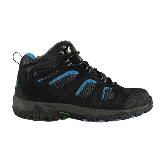 Karrimor Childrens/Kids Mount Waterproof Walking Boots (Black/Blue) - Image 1