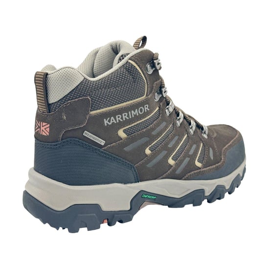 Karrimor Mens Mount Mid Leather Waterproof Walking Boots (Brown) - Image 3