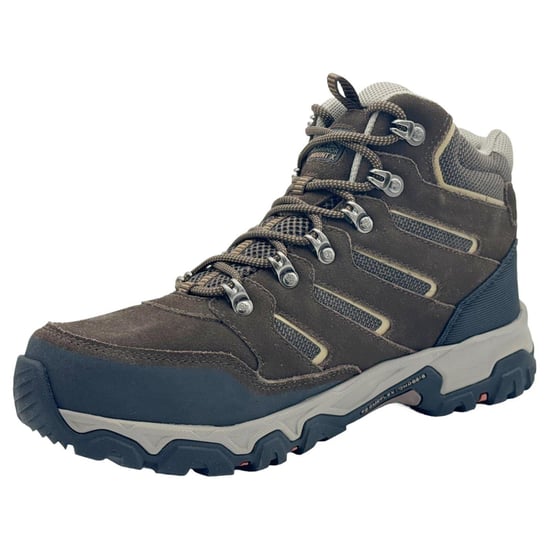 Karrimor Mens Mount Mid Leather Waterproof Walking Boots (Brown) - Image 4