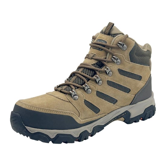 Karrimor Mens Mount Mid Leather Waterproof Walking Boots (Taupe) - Image 3