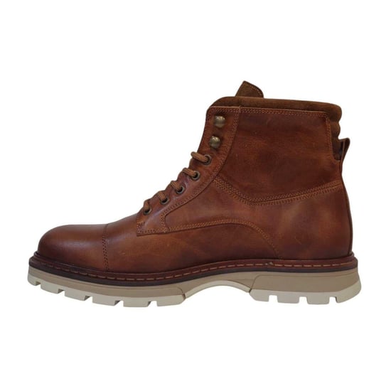 Firetrap Herenwandelschoenen van Ralf met ronde neus en leren bovenwerk (Tan) - Image 3