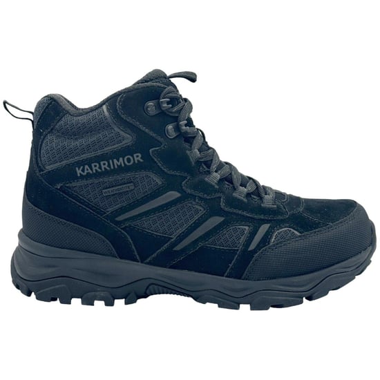 Karrimor Womens/Ladies Mount Suede Waterproof Walking Boots (Black) - Image 1