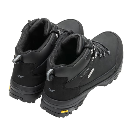 Regatta Womens/Ladies Burrell II Leather Walking Boots (Black) - Image 2