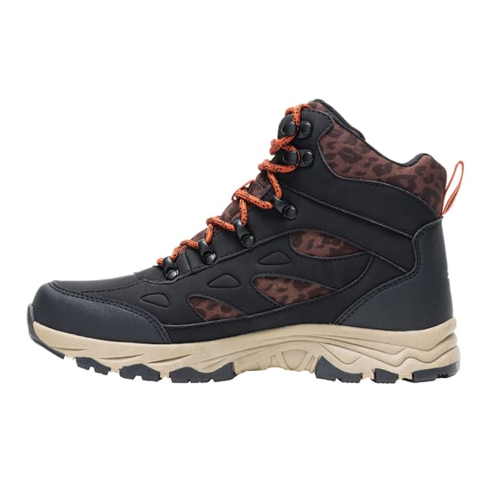 Regatta Dames Vendora Leopard Synthetisch Leren Wandelschoenen (Zwart) - Image 4