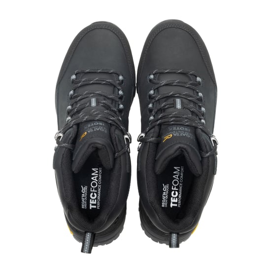 Regatta Womens/Ladies Burrell II Leather Walking Boots (Black) - Image 4