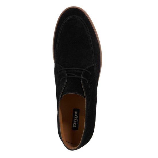 Dune London Mens Lo Backers Suede Flat Chukka Boots (Black) - Image 2