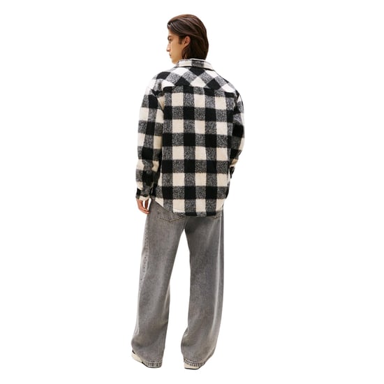 Tommy Jeans Herenoverhemd van geruite flanel met borstzak (Rood, Zwart) - Image 3