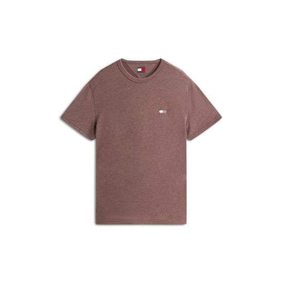 Tommy Jeans Heren Tonaal Badge T-shirt (Walnoot) - Image 1