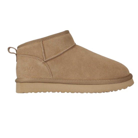 Jack Wills Leren laarzen met nauwsluitende pasvorm voor dames (Zand) - Image 1