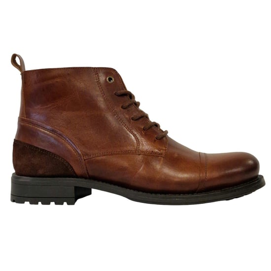 Firetrap Leren herenlaarzen met blokhak van Focus (Tan) - Image 1