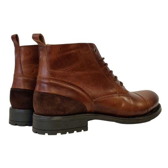 Firetrap Leren herenlaarzen met blokhak van Focus (Tan) - Image 2
