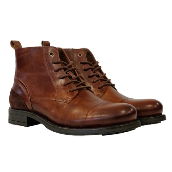 Firetrap Leren herenlaarzen met blokhak van Focus (Tan) - Image 5