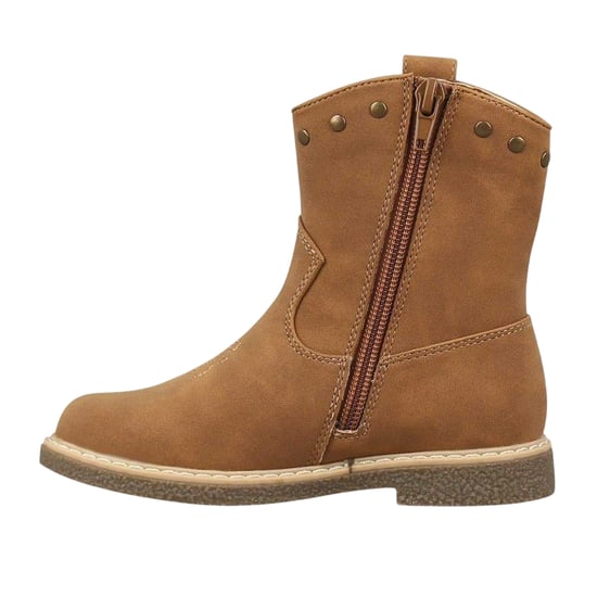 Miso Jolene leren cowboylaarzen voor meisjes (Tan) - Image 2