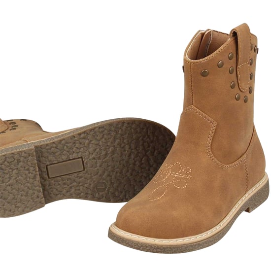 Miso Jolene leren cowboylaarzen voor meisjes (Tan) - Image 4