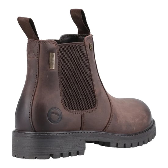 Cotswold Childrens/Kids Aston Full Grain Leather Pull Up Dealer Boots (Brown) - Image 2