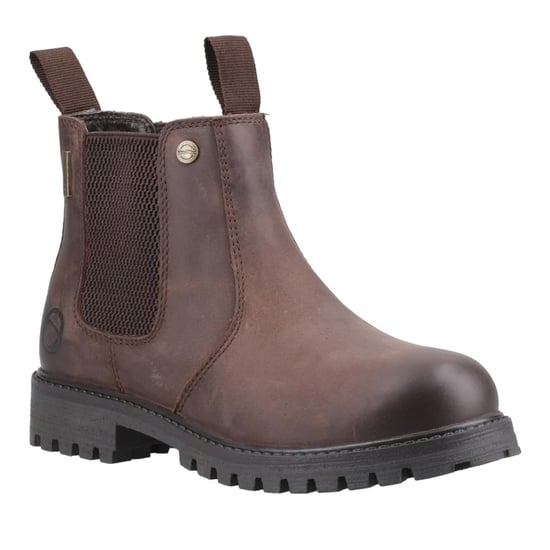 Cotswold Childrens/Kids Aston Full Grain Leather Pull Up Dealer Boots (Brown) - Image 5