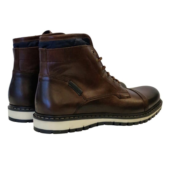 Firetrap Mens Aubin Leather Ankle Boots (Brown) - Image 2