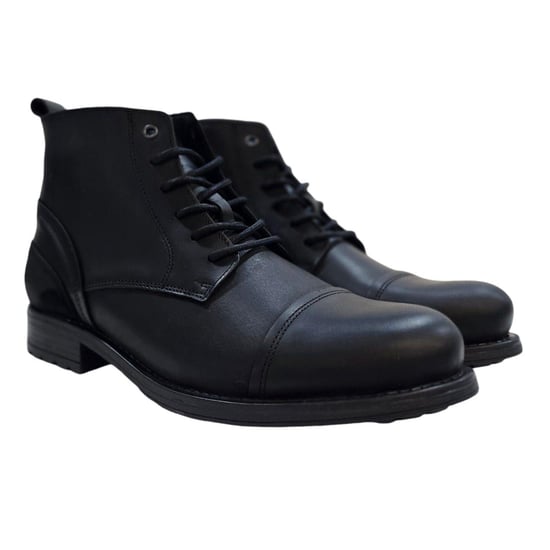 Firetrap Leren herenlaarzen met blokhak van Focus (Zwart) - Image 5