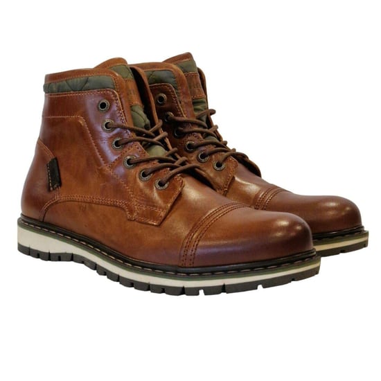 Firetrap Mens Aubin Leather Ankle Boots (Camel) - Image 5
