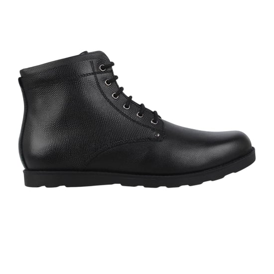 Firetrap Shira leren platte herenlaarzen (Zwart) - Image 1