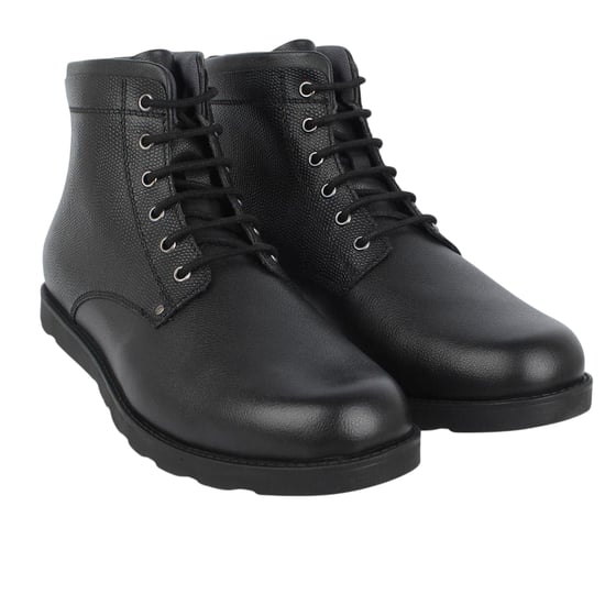 Firetrap Shira leren platte herenlaarzen (Zwart) - Image 5