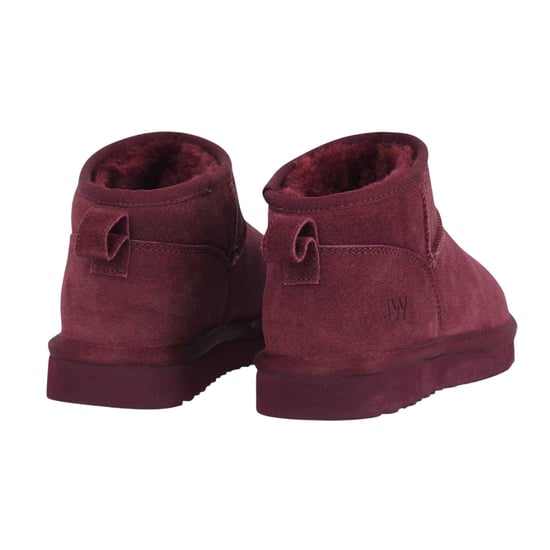 Jack Wills Leren laarzen met nauwsluitende pasvorm voor dames (Bourgondië) - Image 2