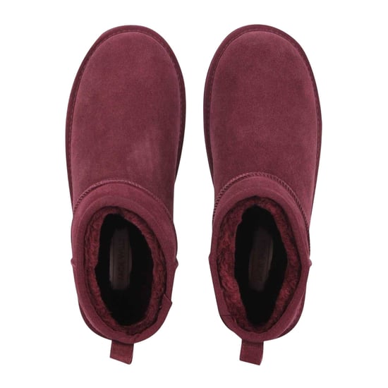 Jack Wills Leren laarzen met nauwsluitende pasvorm voor dames (Bourgondië) - Image 4