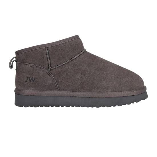Jack Wills Leren laarzen met nauwsluitende pasvorm voor dames (Grijs) - Image 1