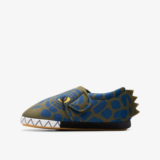 Fluffy Snug Kid Khaki Combination Slippers - Image 2