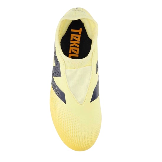 New Balance Childrens/Kids Tekela V4+ Magique Firm Ground Football Boots (Orange/Black) - Image 3