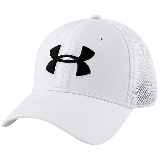 Under Armour Classic Mesh White Golf Cap - Image 1