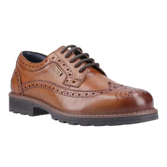Cotswold Heren Ramsden Leer Brogues (Tan) - Image 5