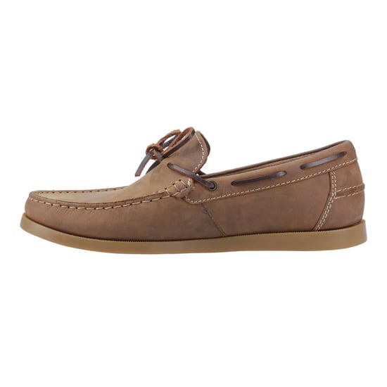 Cotswold Mens Slad Leather Boat Shoes (Tan) - Image 3