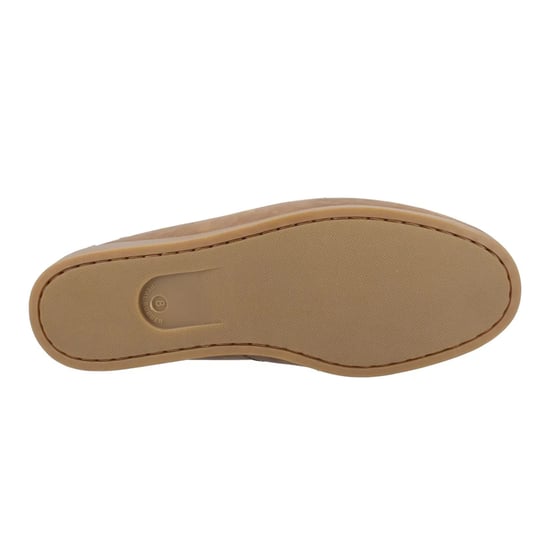 Cotswold Mens Slad Leather Boat Shoes (Tan) - Image 4