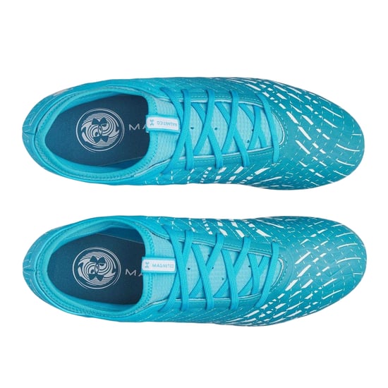 Under Armour Mens Magnetico Elite 5 Firm Ground Football Boots (Blue/White) - Image 3