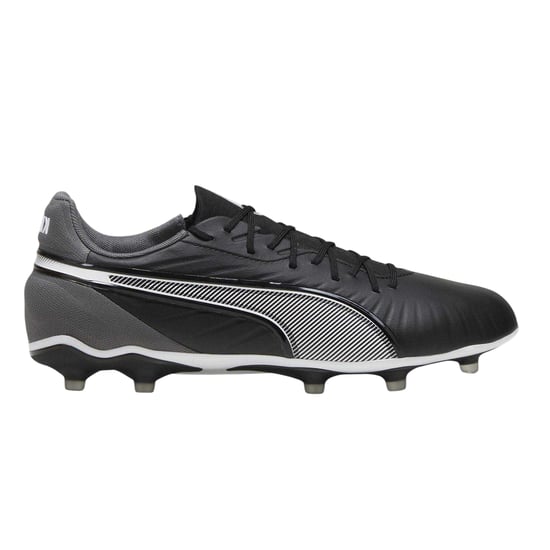 Puma Mens King Match Firm Ground Football Boots (Puma Black/White) - Image 1