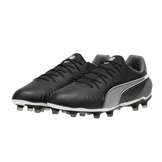 Puma Mens King Match Firm Ground Football Boots (Puma Black/White) - Image 3