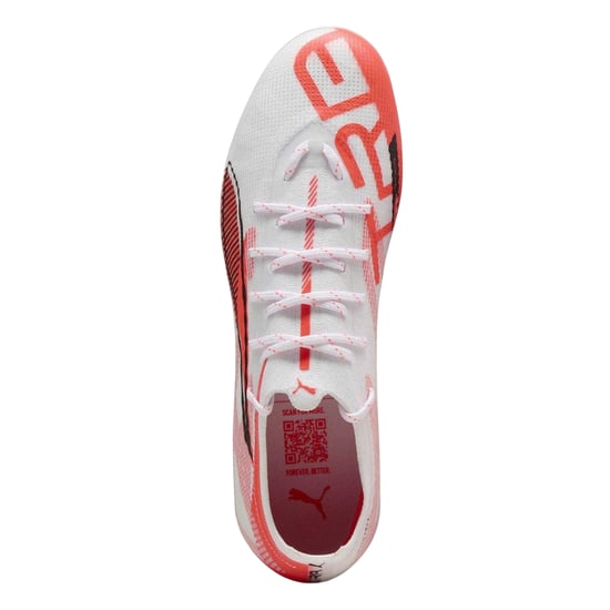 Puma Mens Ultra 5 Pro Firm Ground Football Boots (Puma White) - Image 4