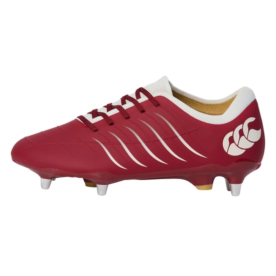 Canterbury Mens Pro Soft Ground Rugby Boots (Red Dahlia) - Image 2