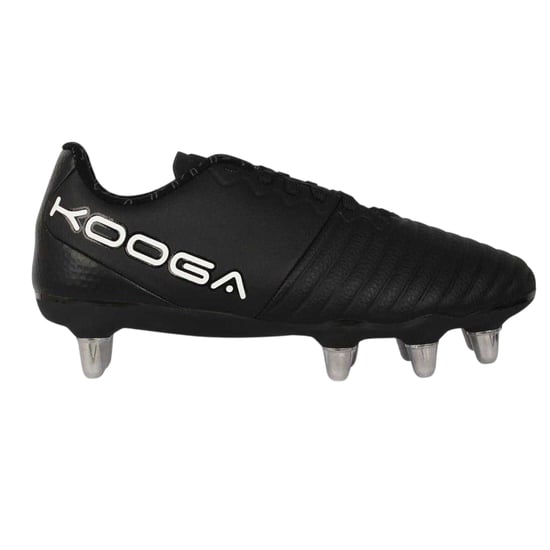 KooGa Synthetische rugbyschoenen voor kinderen (Zwart, Wit) - Image 1