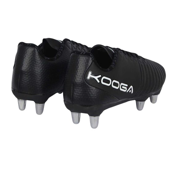 KooGa Synthetische rugbyschoenen voor kinderen (Zwart, Wit) - Image 2