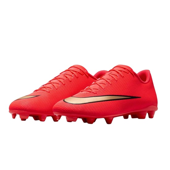 Nike Mens Mercurial Vapor Club 17 Cleated Firm Ground Football Boots (Red/Gold) - Image 4
